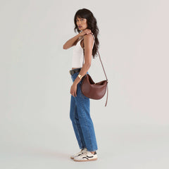 Burano Brown Leather Crossbody | Dolce Vita Women