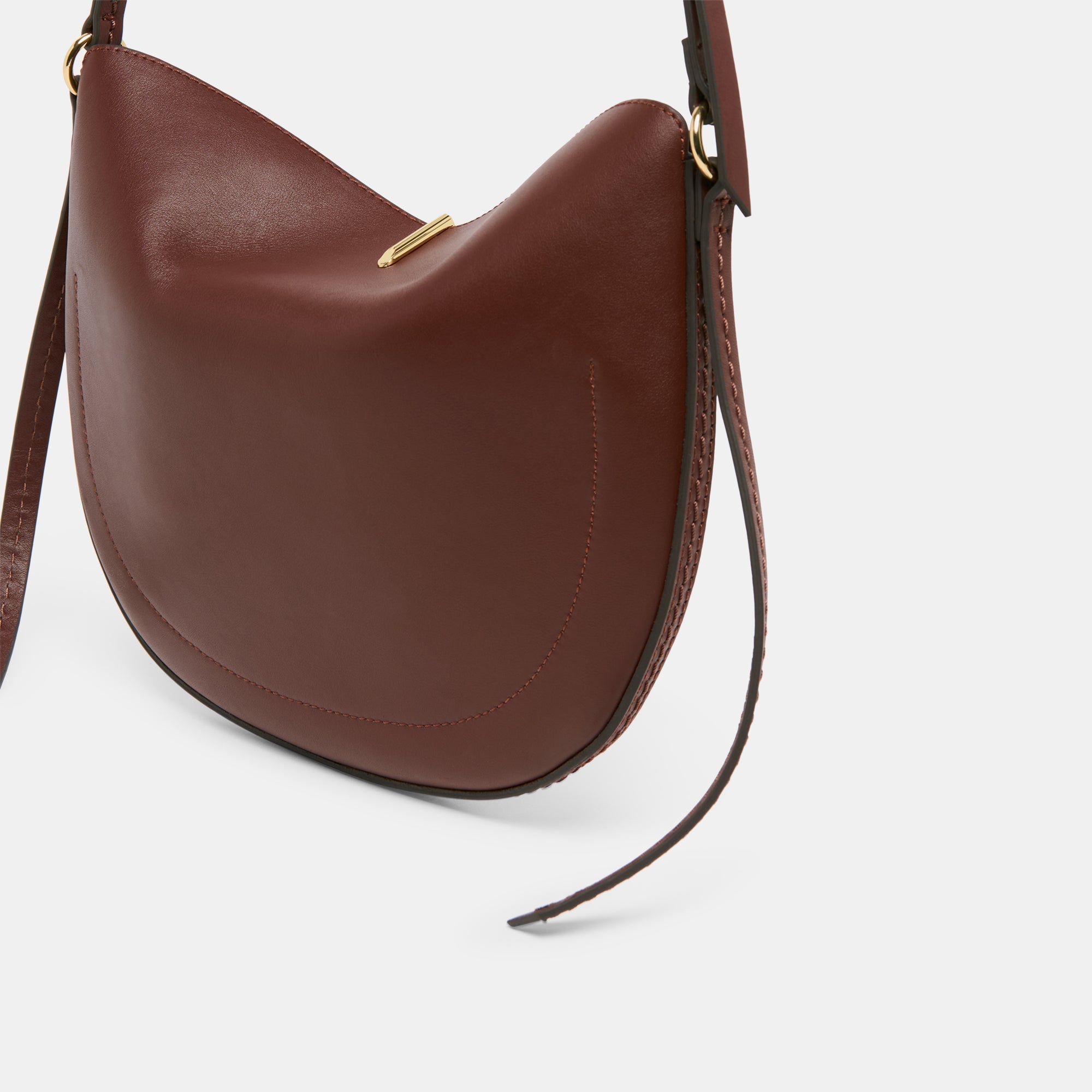 Burano Brown Leather Crossbody | Dolce Vita Women