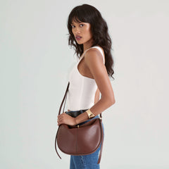 Burano Brown Leather Crossbody | Dolce Vita Women