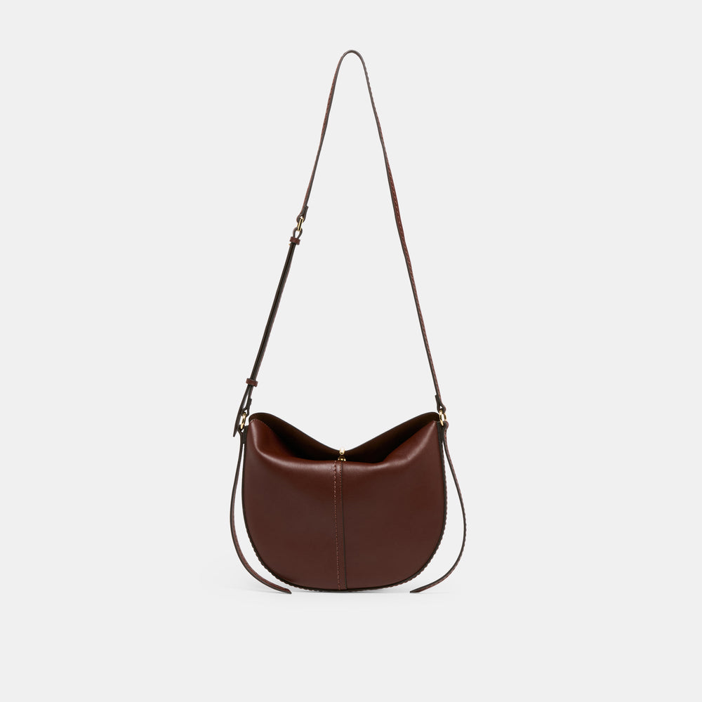 Burano Brown Leather Crossbody | Dolce Vita Women
