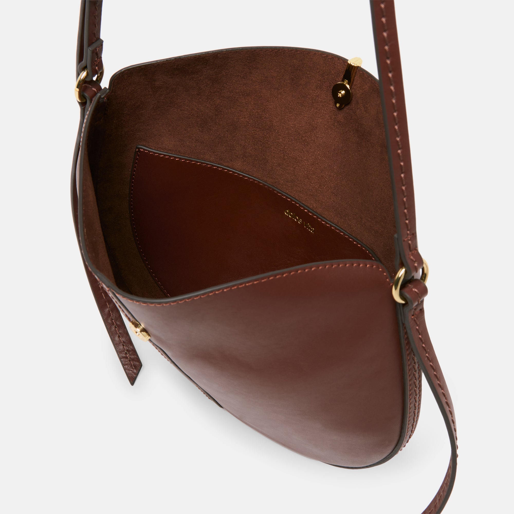 Burano Brown Leather Crossbody | Dolce Vita Women