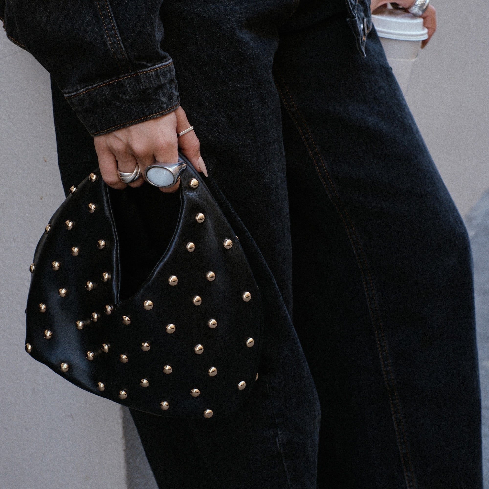 Dahlia Black Stella Handbag | Women Dolce Vita