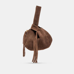 Zury Espresso Suede Handbag | Dolce Vita Women