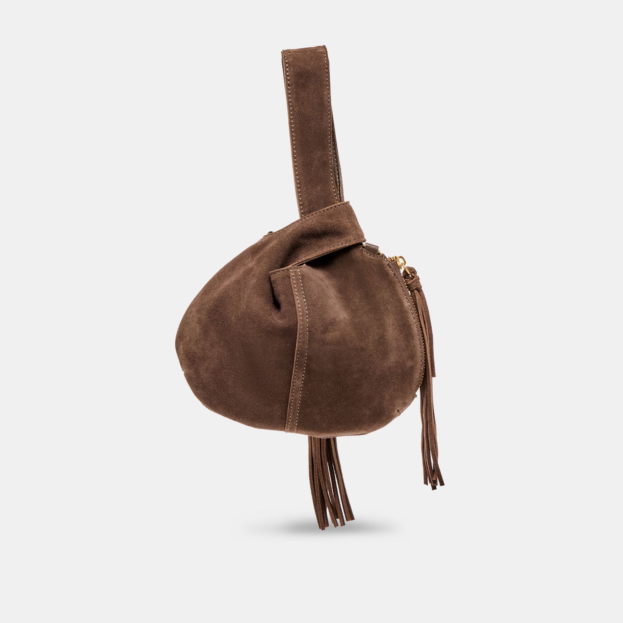 Zury Espresso Suede Handbag | Dolce Vita Women