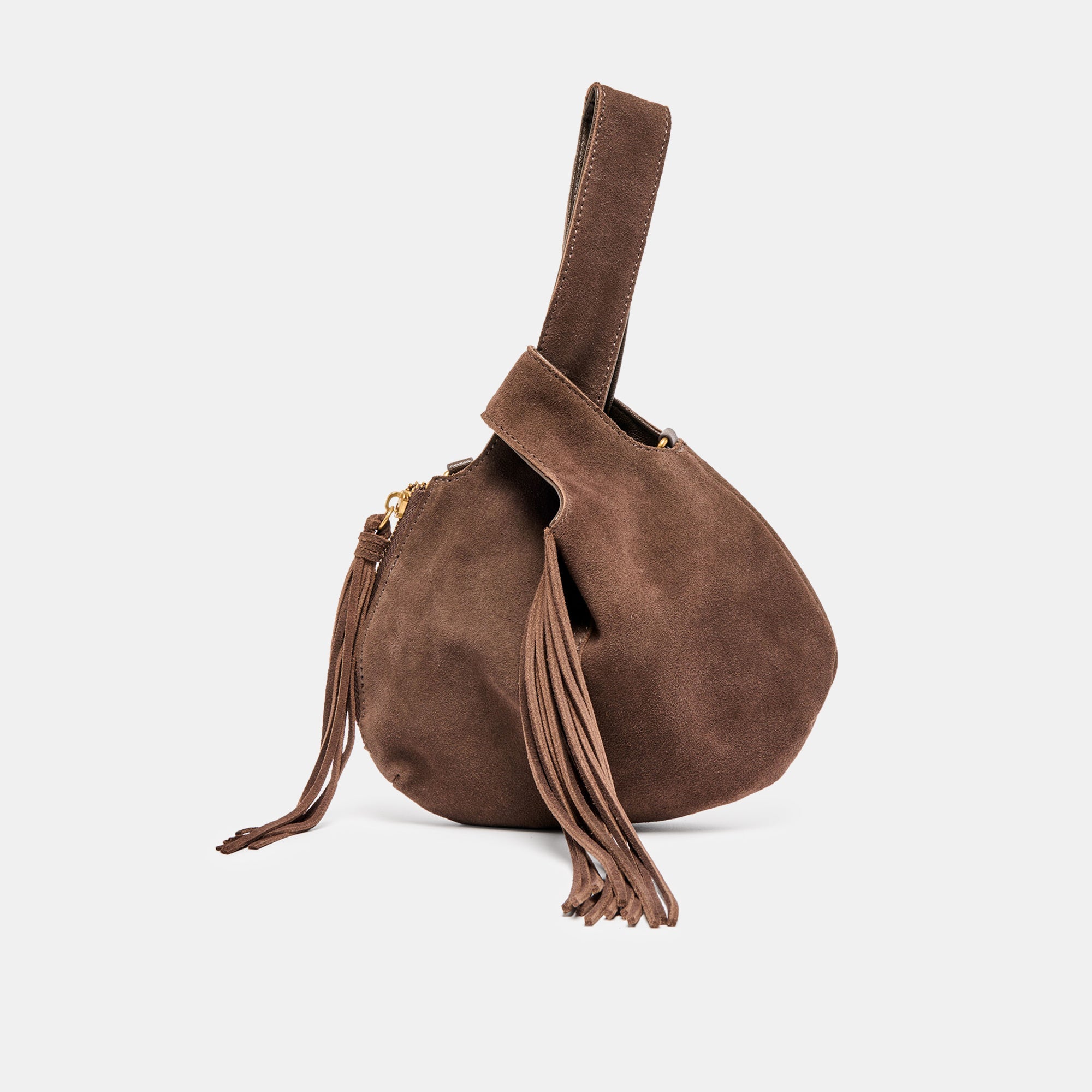 Zury Espresso Suede Handbag | Dolce Vita Women