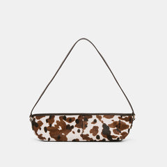 Savaii Cocoa Calf Hair Shoulder Bag | Women Dolce Vita
