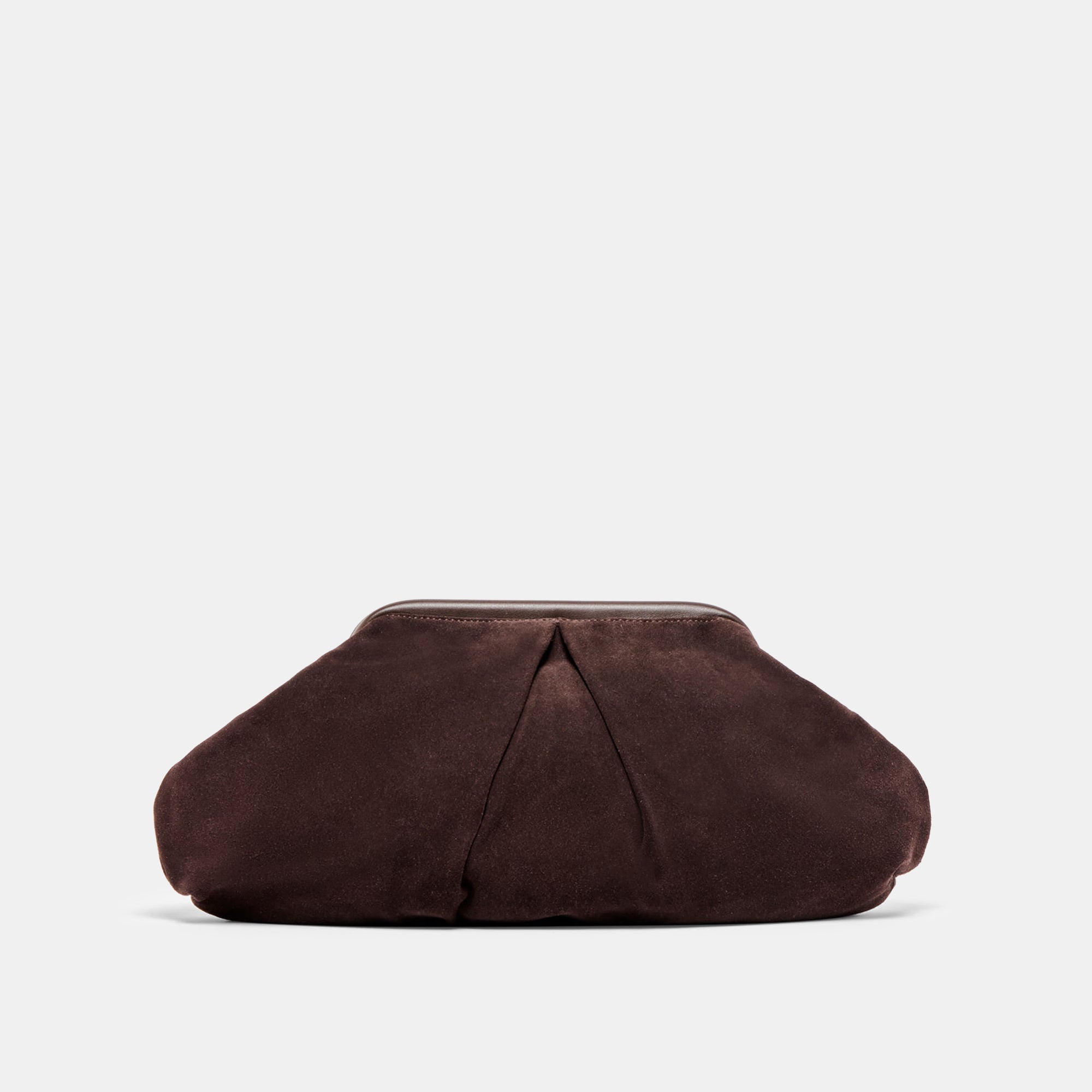 Sahara Espresso Suede Clutch | Dolce Vita Women