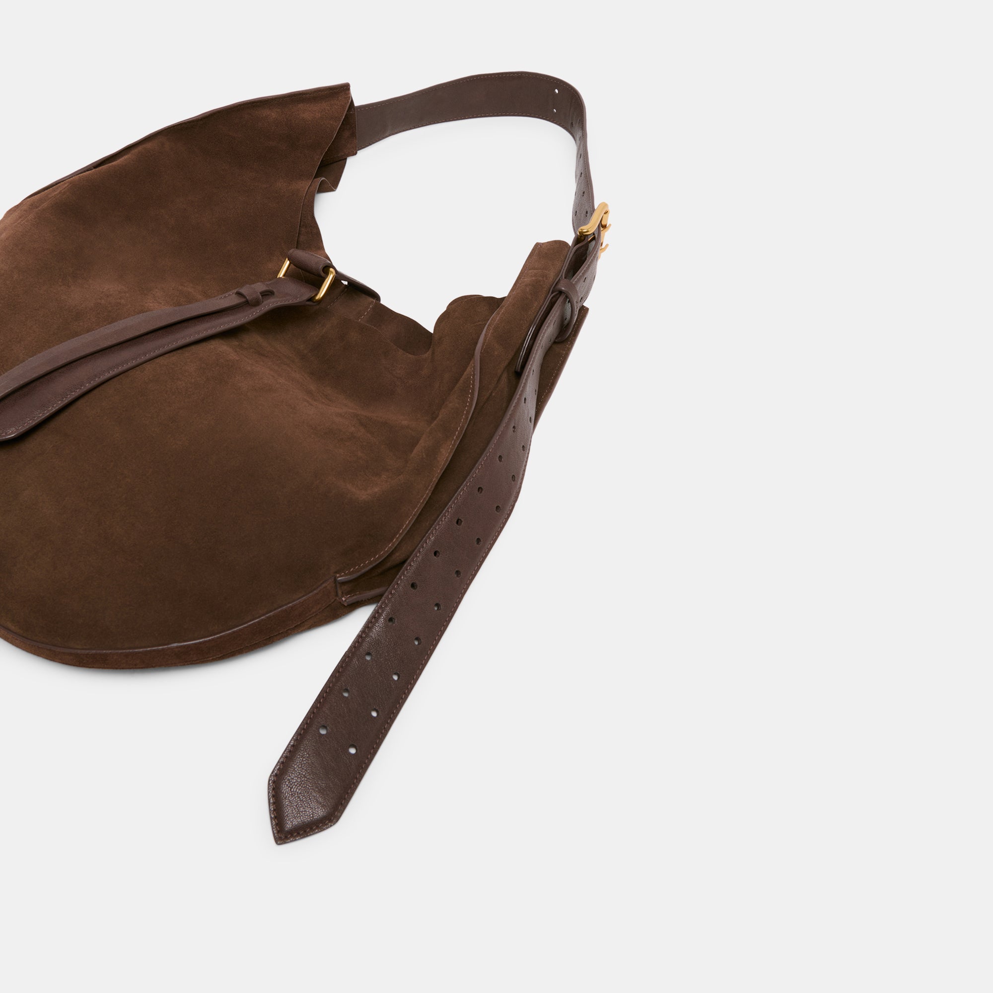Oakley Chocolate Suede Tote | Dolce Vita Women