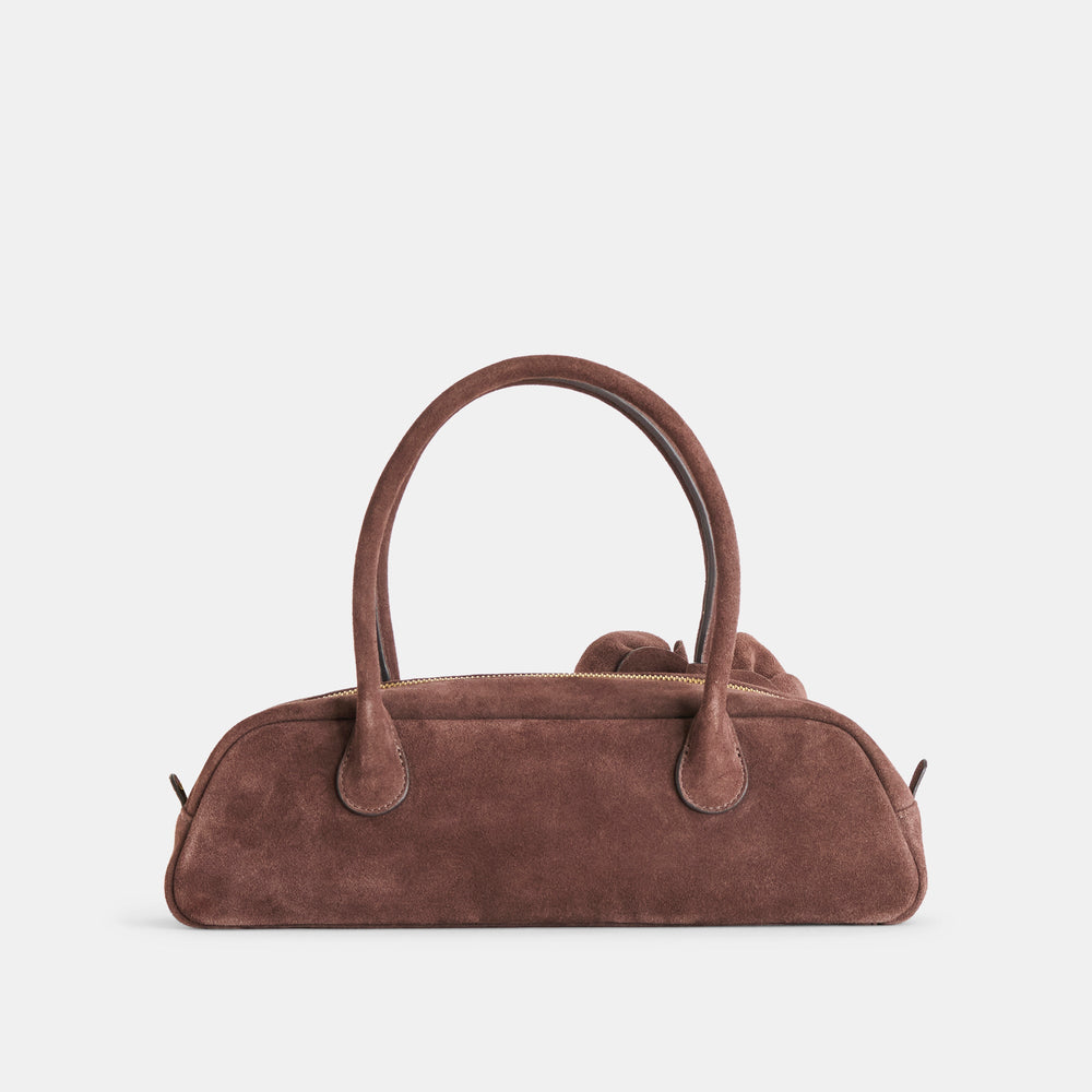 Boracay Chocolate Suede Shoulder Bag | Dolce Vita Women