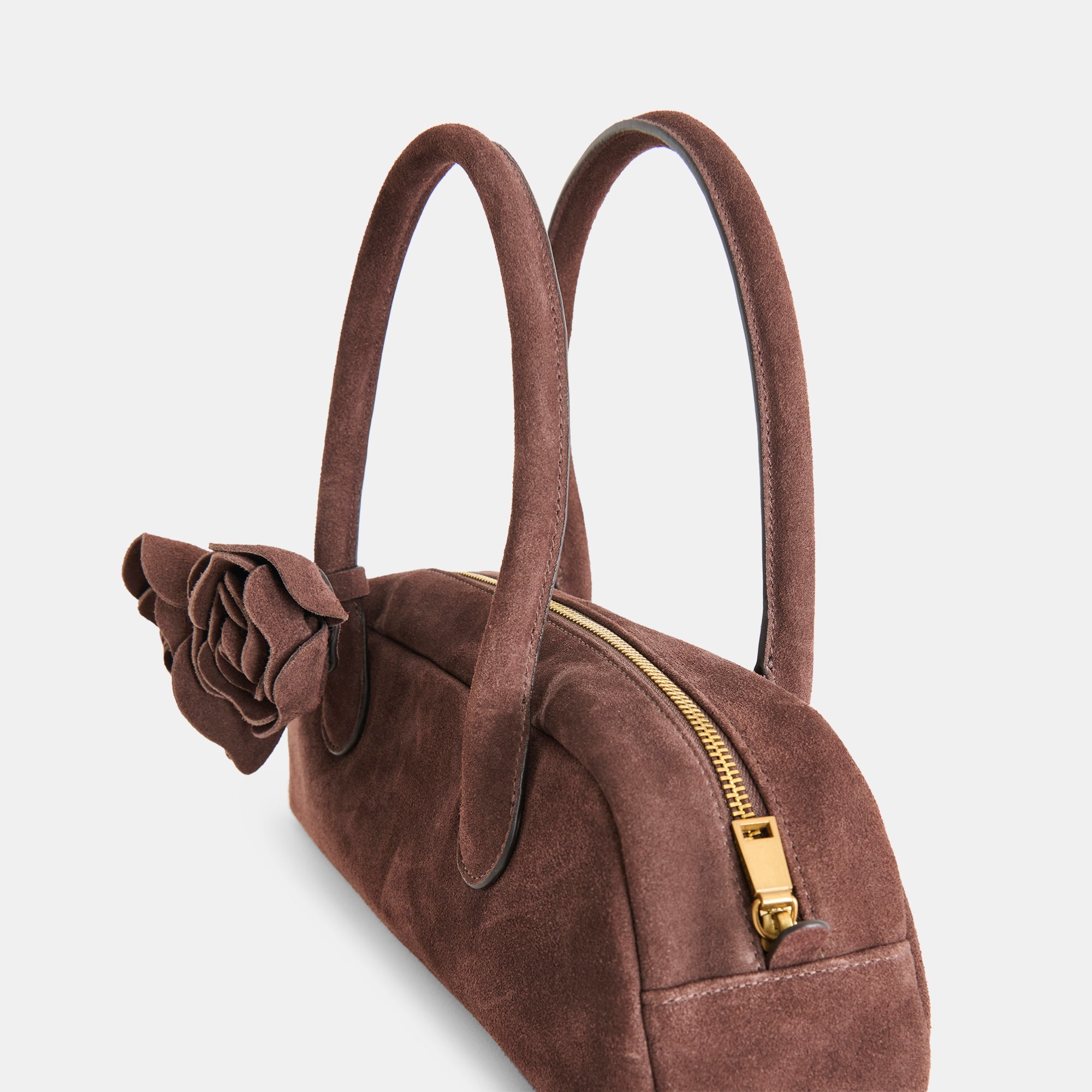 Boracay Chocolate Suede Shoulder Bag | Dolce Vita Women