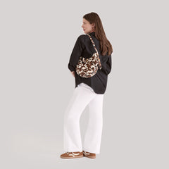 Bree Cocoa Calf Hair Shoulder Bag | Women Dolce Vita