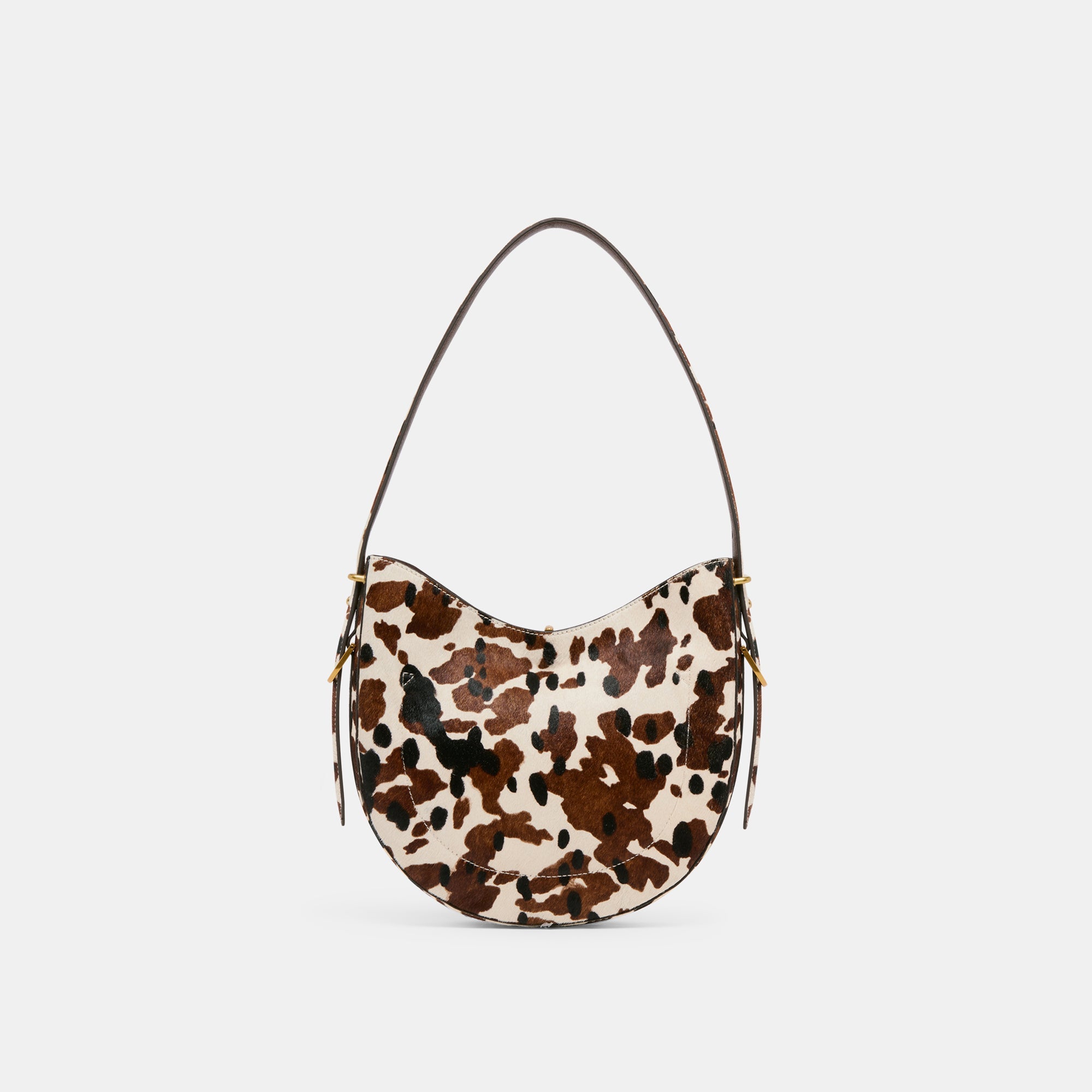 Bree Cocoa Calf Hair Shoulder Bag | Women Dolce Vita