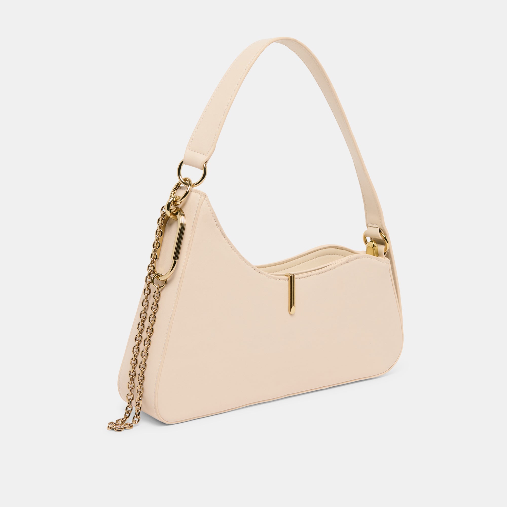 Prya Creme Leather Shoulder Bag | Dolce Vita Women