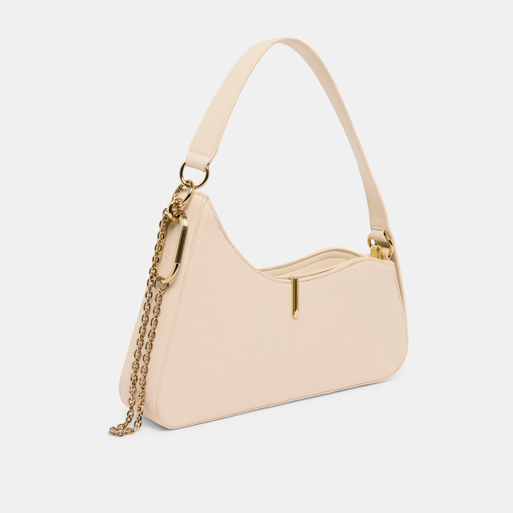 Prya Creme Leather Shoulder Bag | Dolce Vita Women
