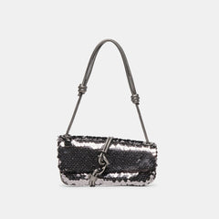 Alice Gunmetal Sequin Shoulder Bag | Women Dolce Vita