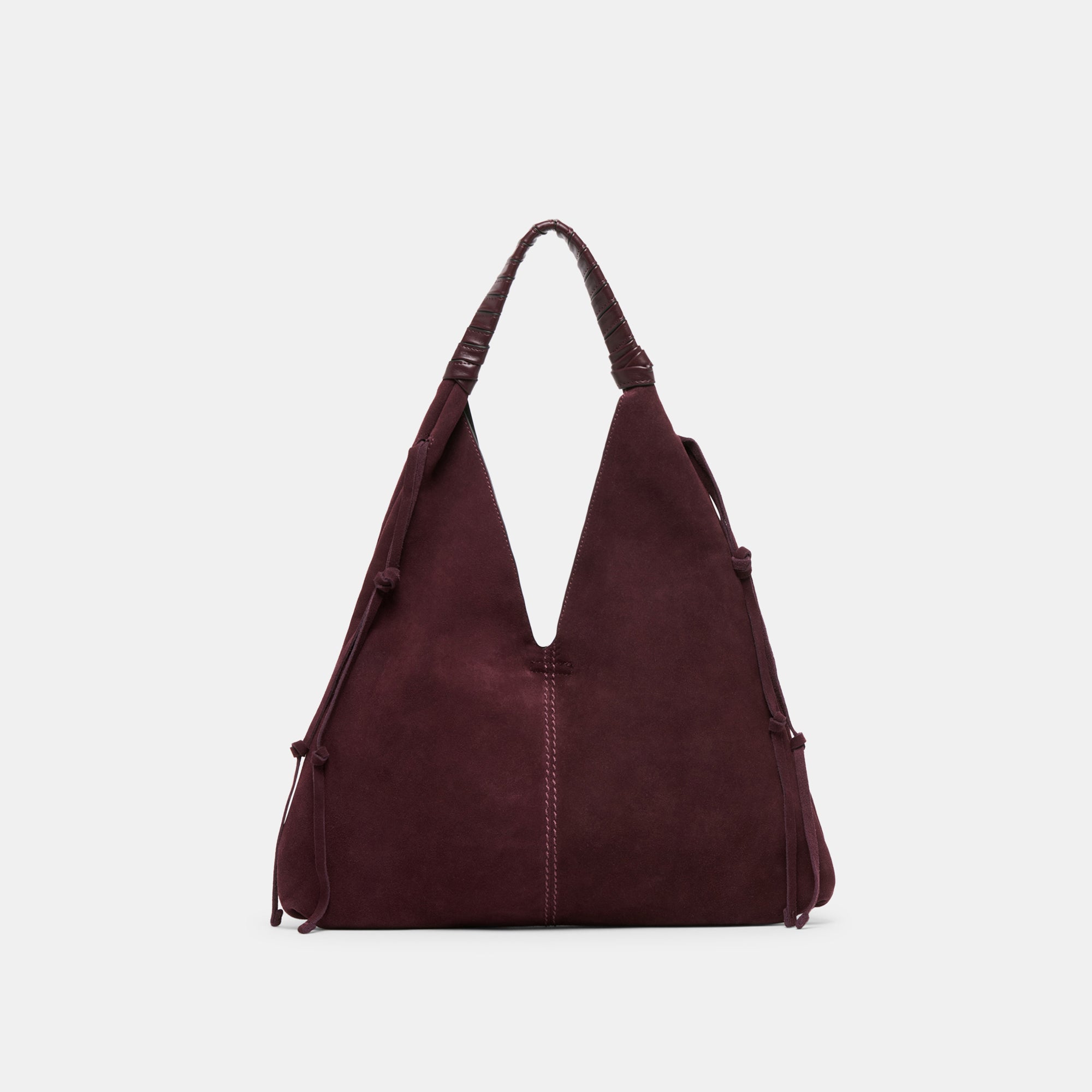 Merrick Burgundy Suede Tote | Dolce Vita Women