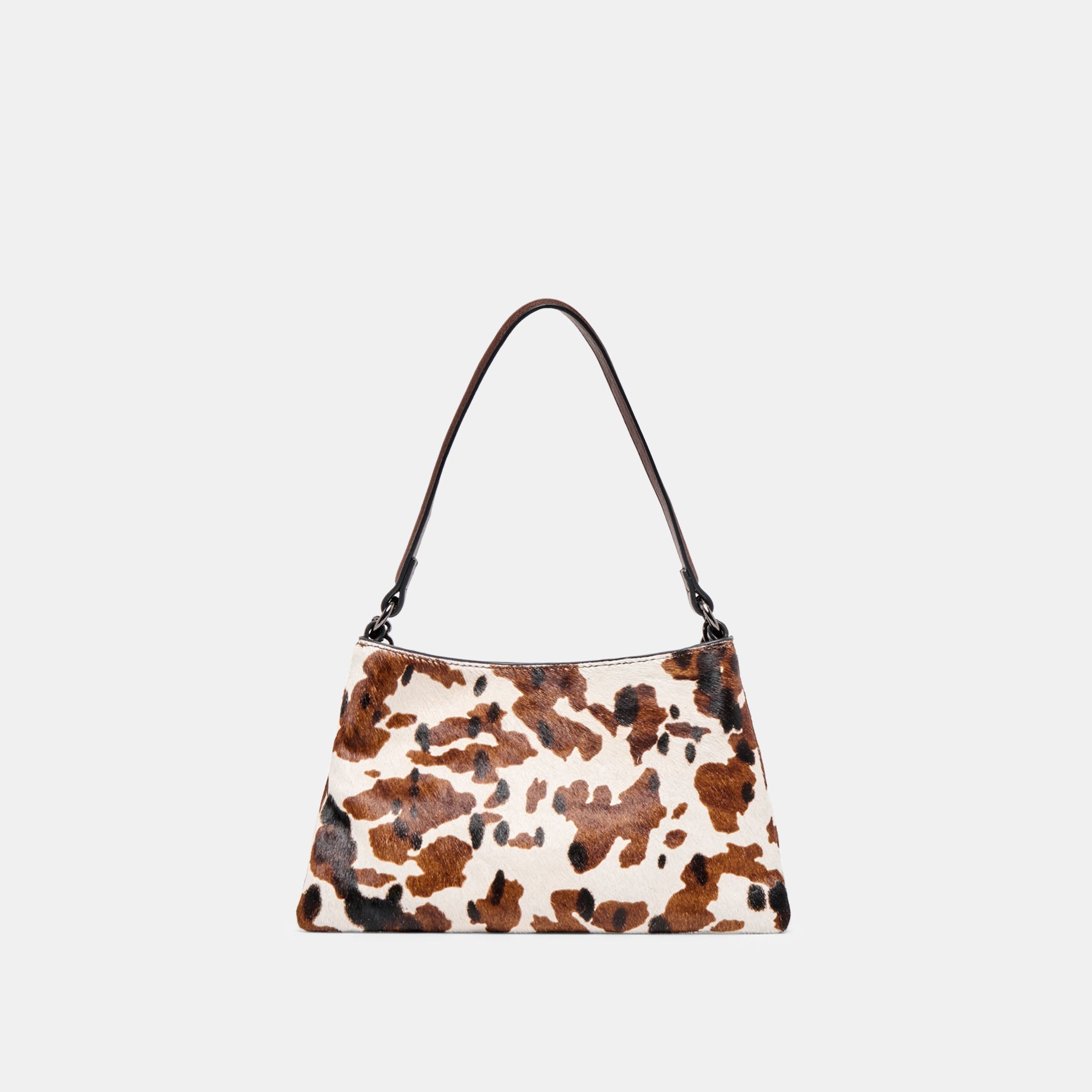 Jagger Cocoa Calf Hair Shoulder Bag | Women Dolce Vita