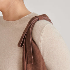 Marie Chocolate Suede Tote | Women Dolce Vita