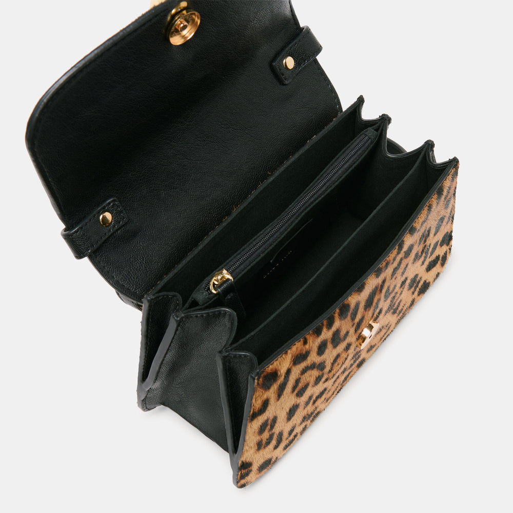 Lucia Leopard Calf Hair Crossbody | Dolce Vita Women