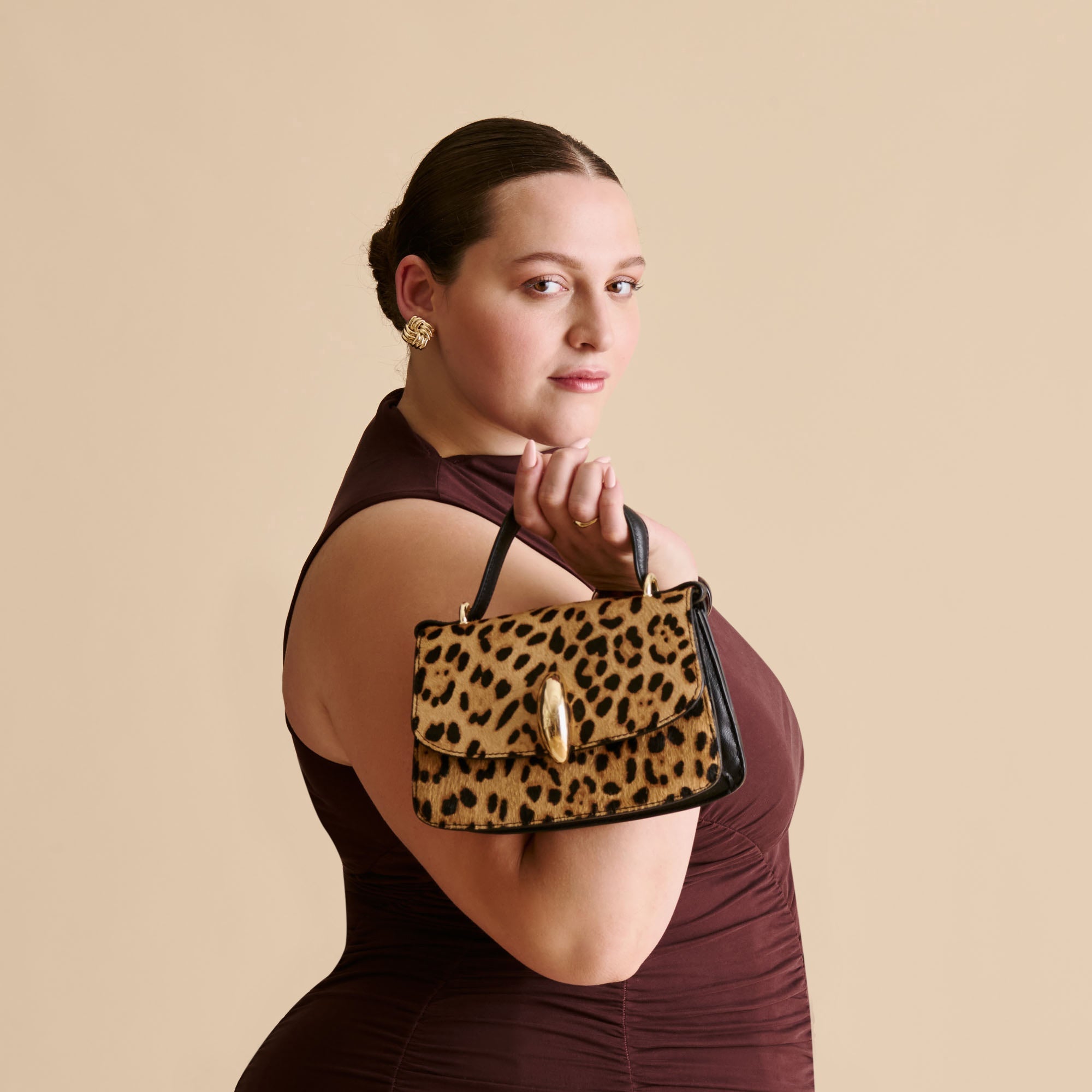 Lucia Leopard Calf Hair Crossbody | Dolce Vita Women