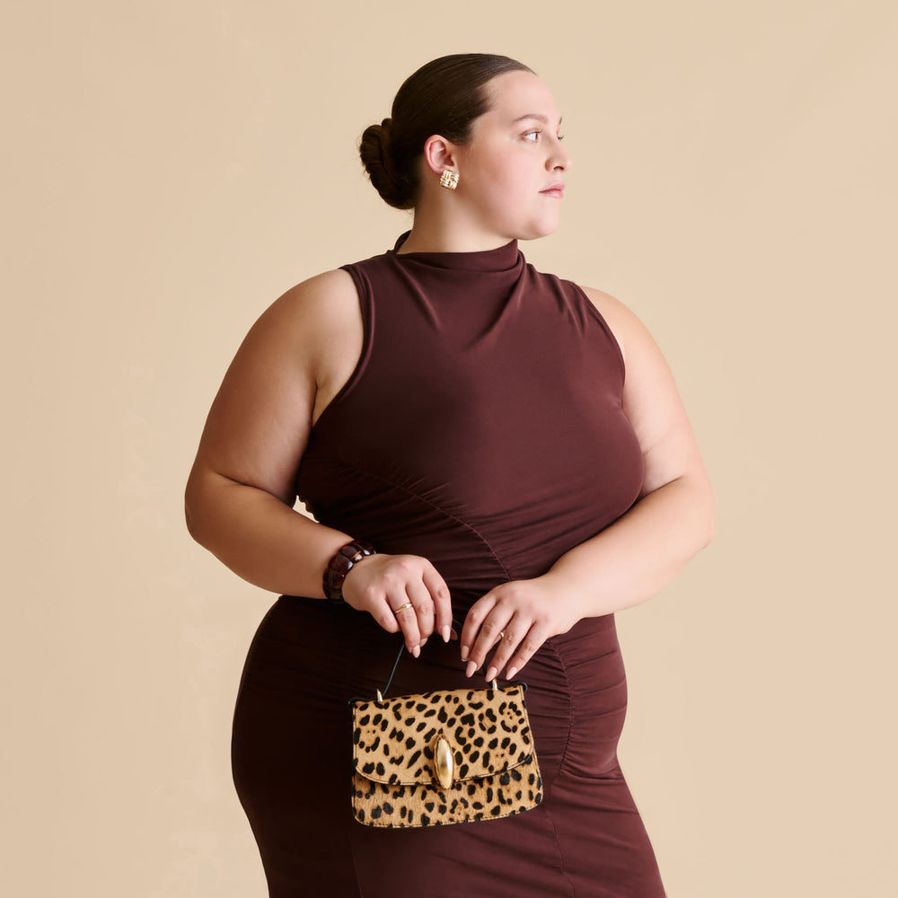 Lucia Leopard Calf Hair Crossbody | Dolce Vita Women