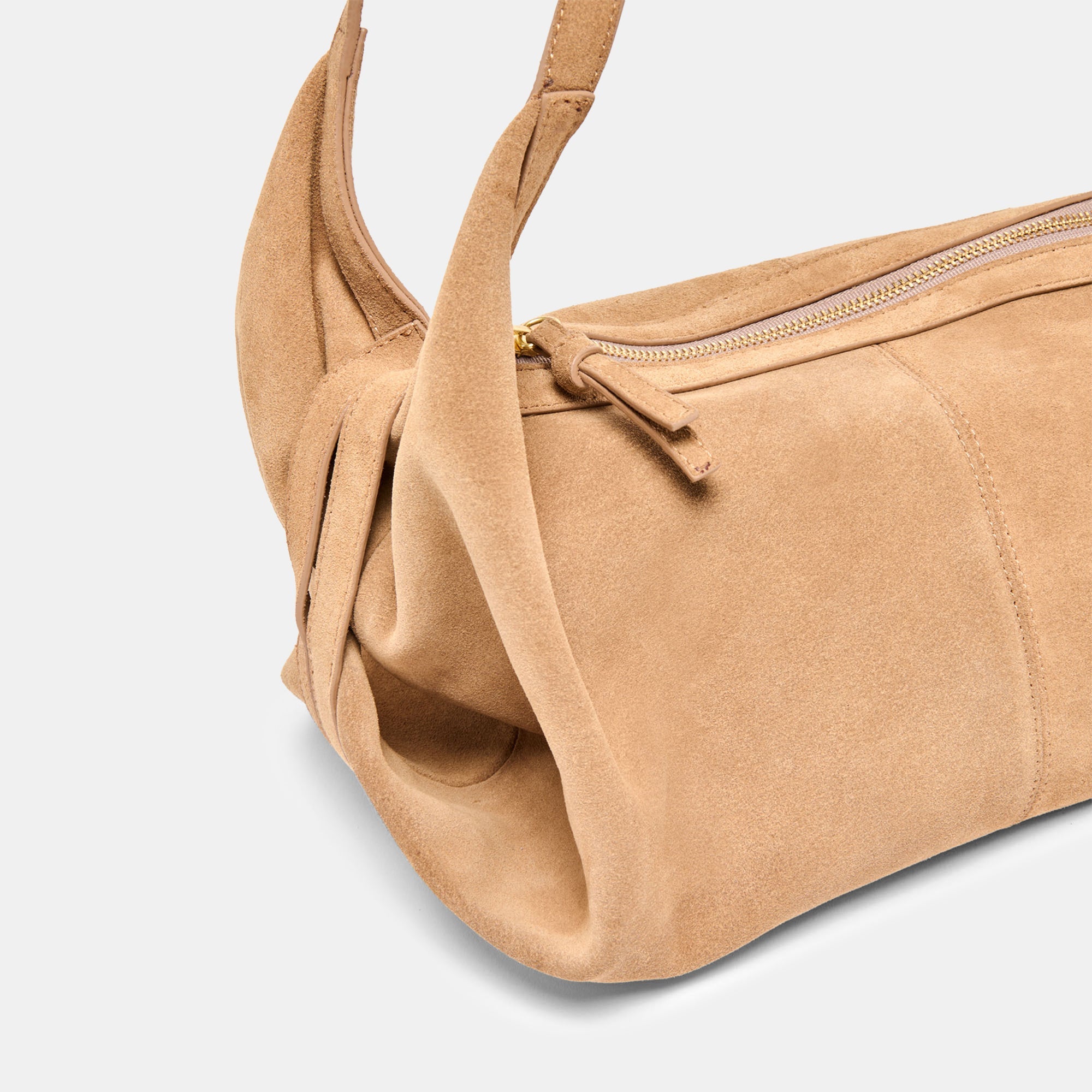 Billy Camel Suede Shoulder Bag | Dolce Vita Women