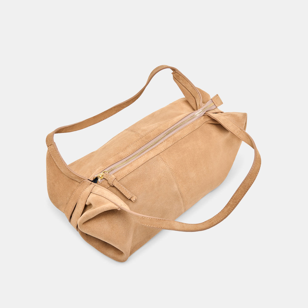 Billy Camel Suede Shoulder Bag | Dolce Vita Women