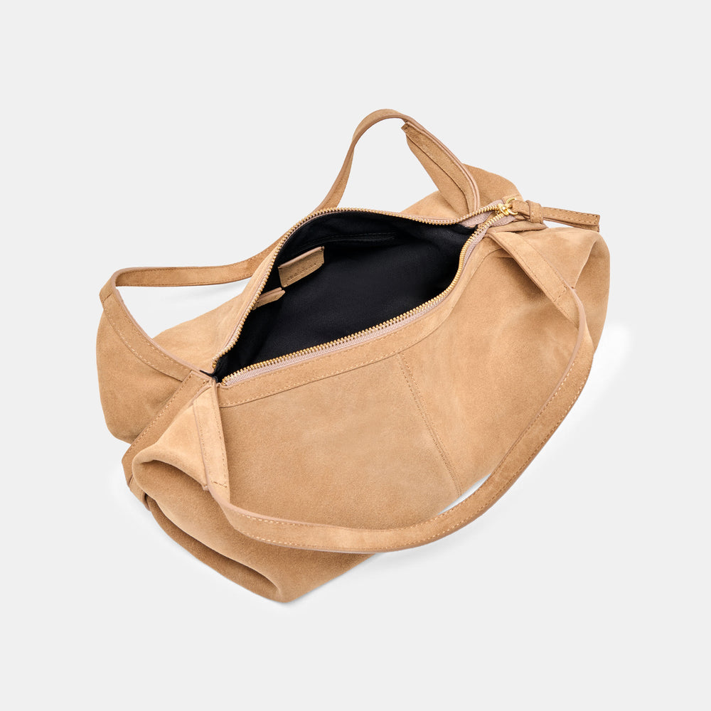 Billy Camel Suede Shoulder Bag | Dolce Vita Women