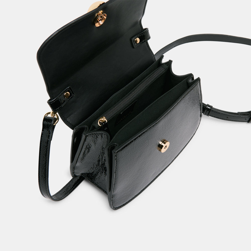 Lucia Black Crackled Stella Crossbody | Women Dolce Vita