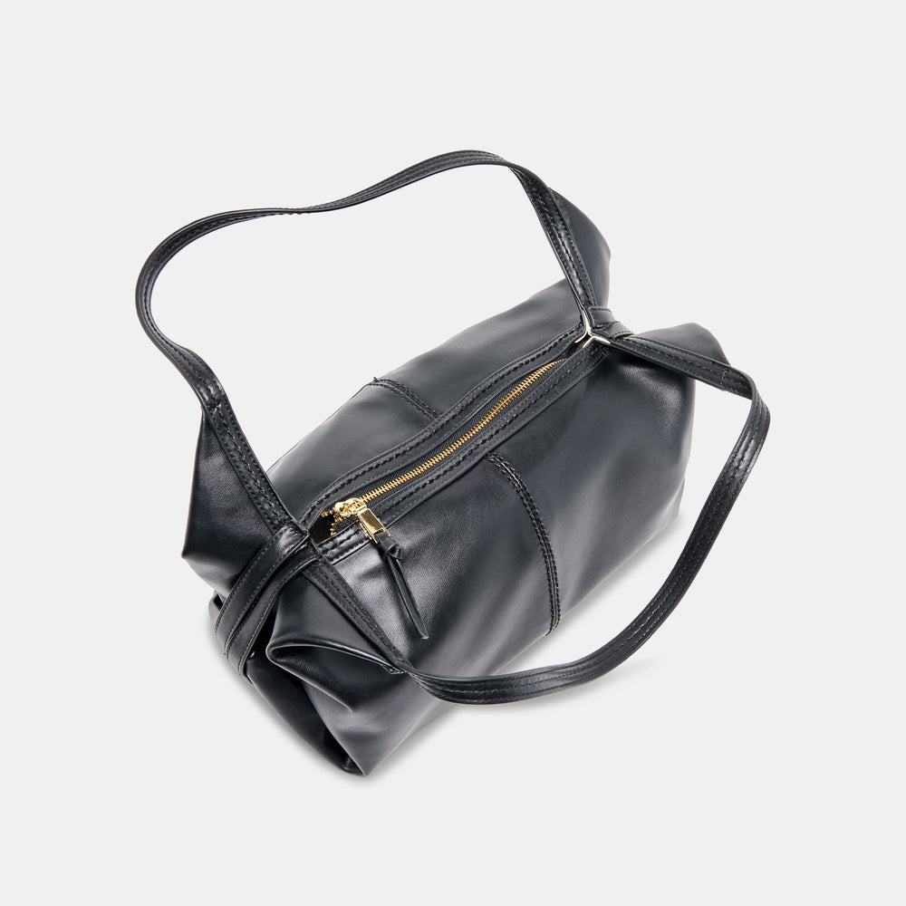 Billy Black Leather Shoulder Bag | Dolce Vita Women