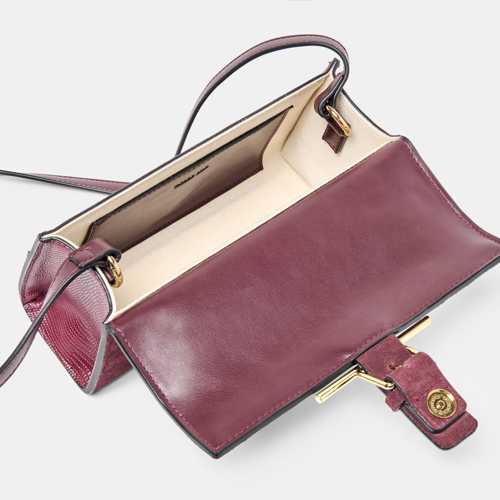 Zannone Burgundy Suede Crossbody | Women Dolce Vita