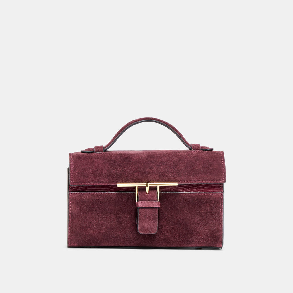 Zannone Burgundy Suede Crossbody | Women Dolce Vita