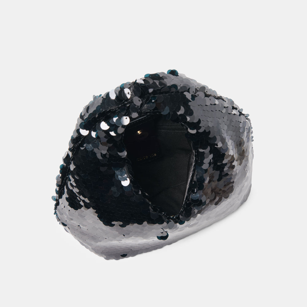 Dahlia Sequin Black Sequin Handbag | Women Dolce Vita