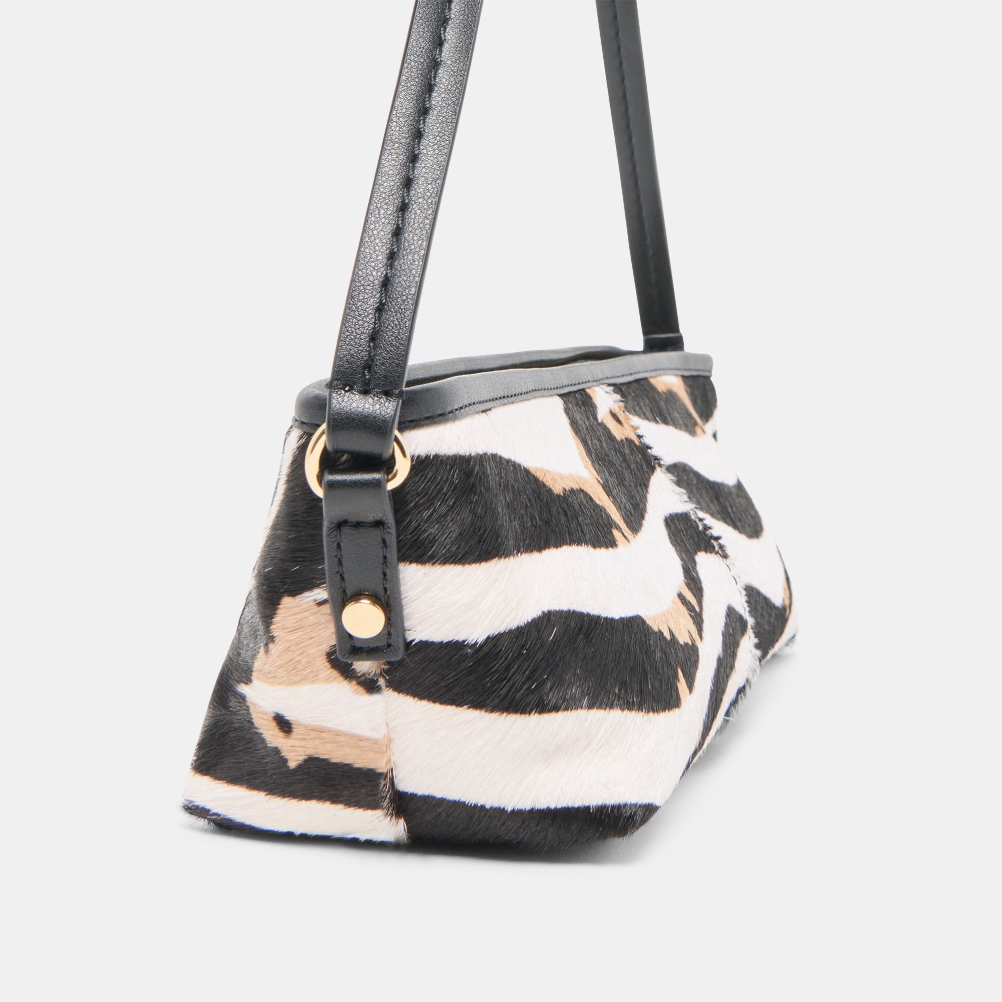 Savaii Zebra Calf Hair Shoulder Bag | Dolce Vita Women