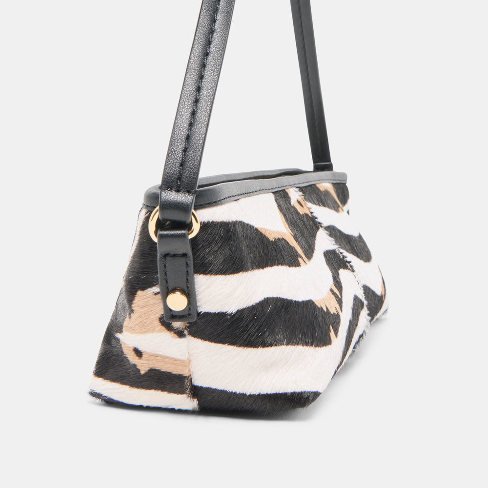 Savaii Zebra Calf Hair Shoulder Bag | Dolce Vita Women