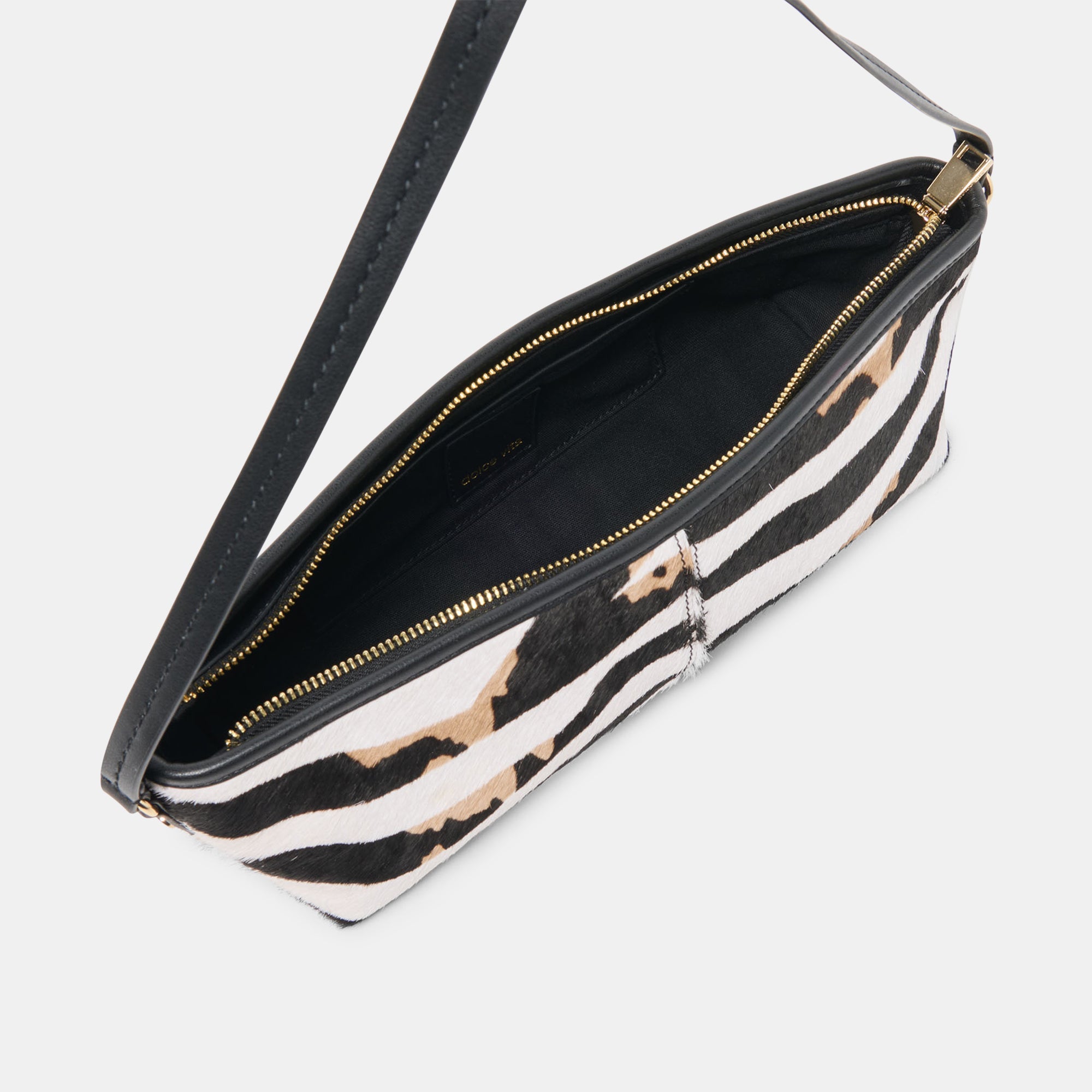 Savaii Zebra Calf Hair Shoulder Bag | Dolce Vita Women