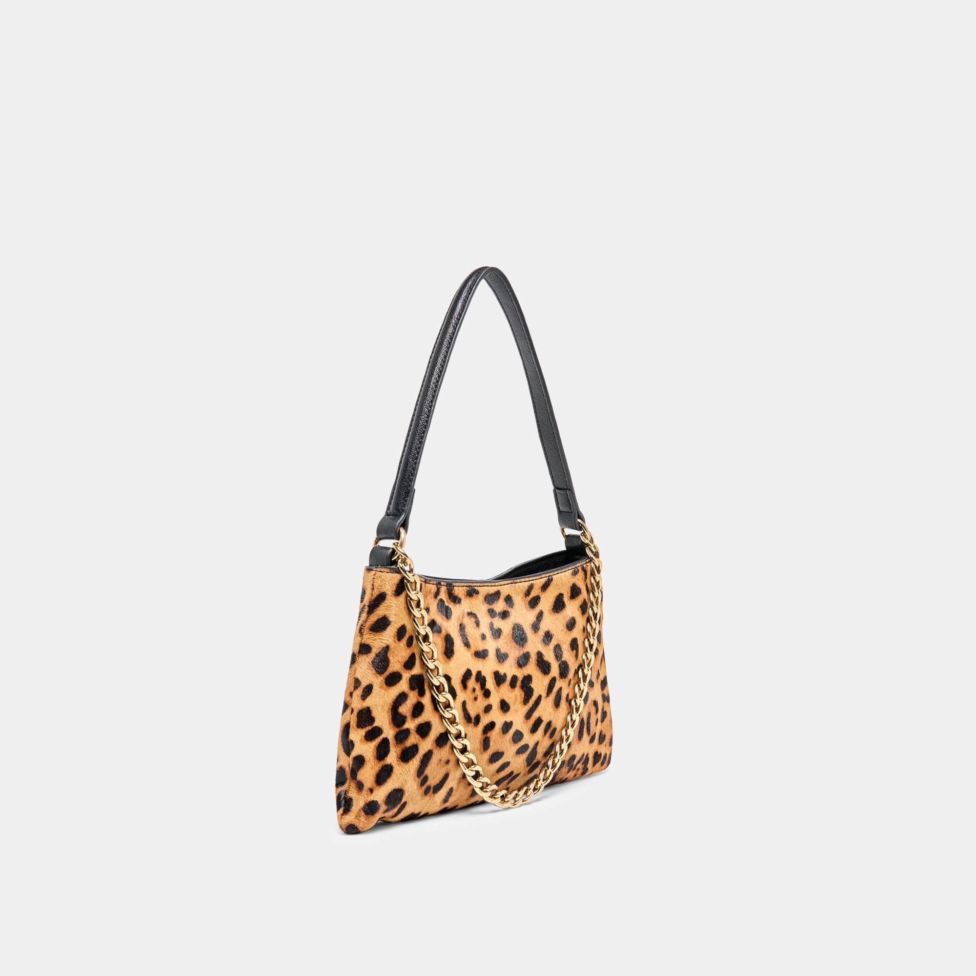 Jagger Leopard Calf Hair Shoulder Bag | Women Dolce Vita