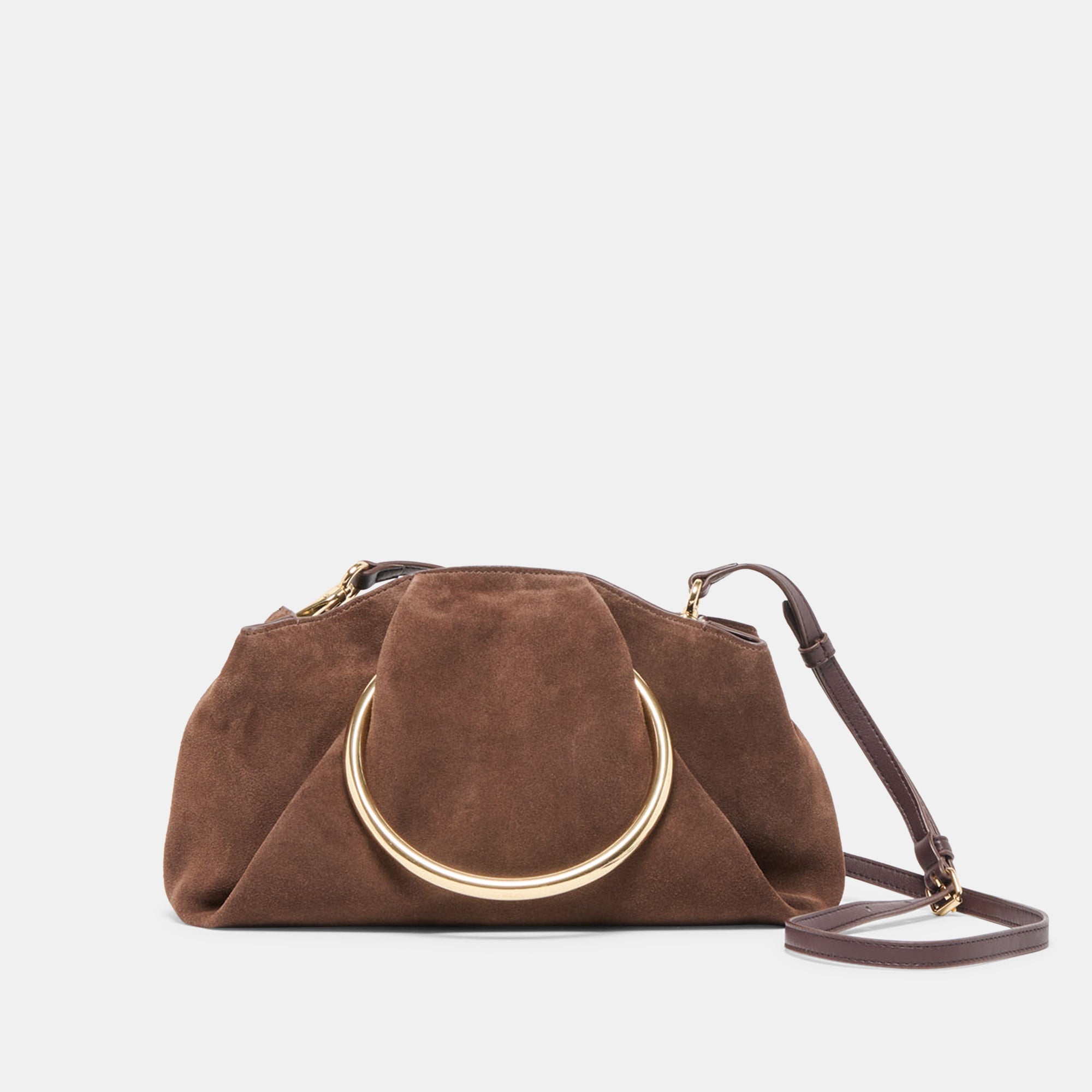 Channing Espresso Suede Handbag | Women Dolce Vita