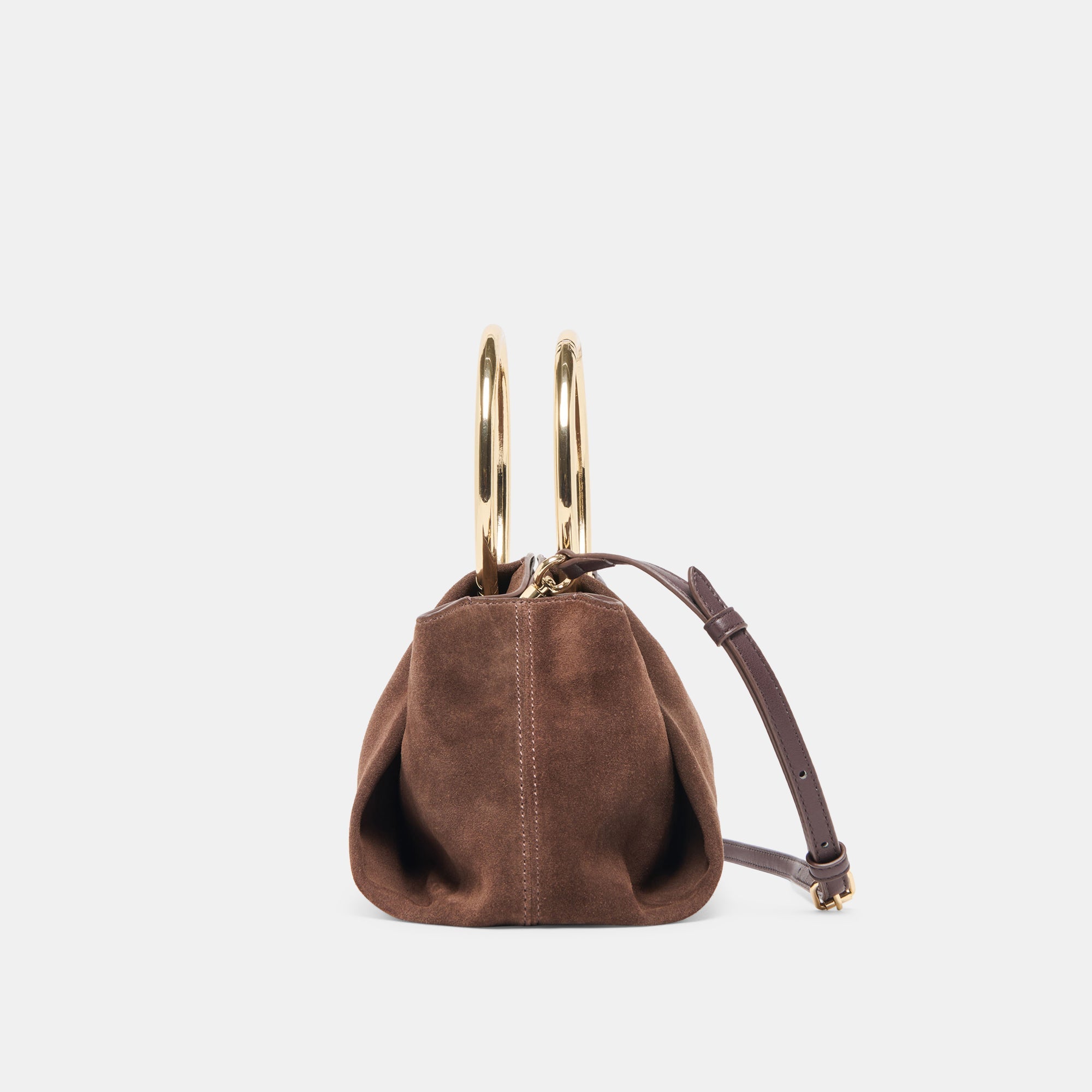 Channing Espresso Suede Handbag | Women Dolce Vita