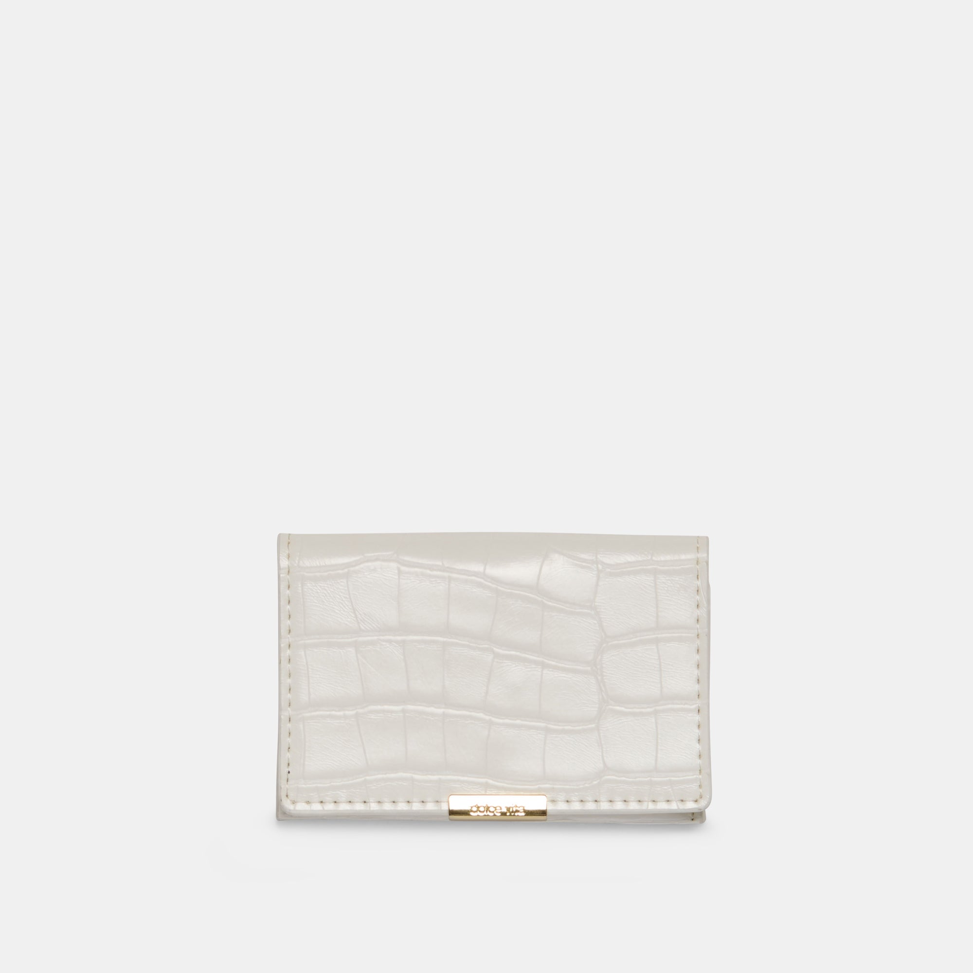 Mini-Me White Croco Stella Wallet | Dolce Vita Women