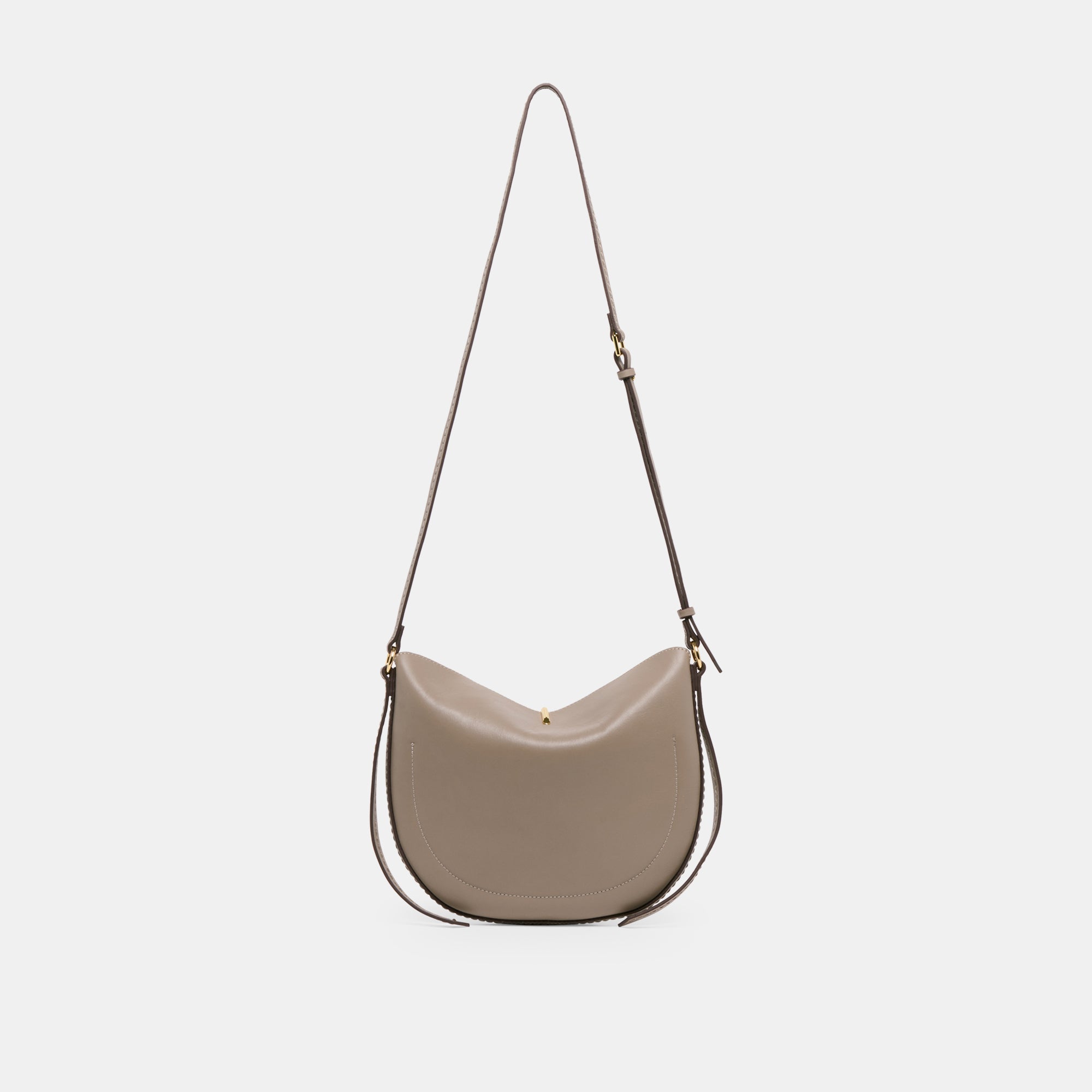 Burano Grey Leather Crossbody | Dolce Vita Women