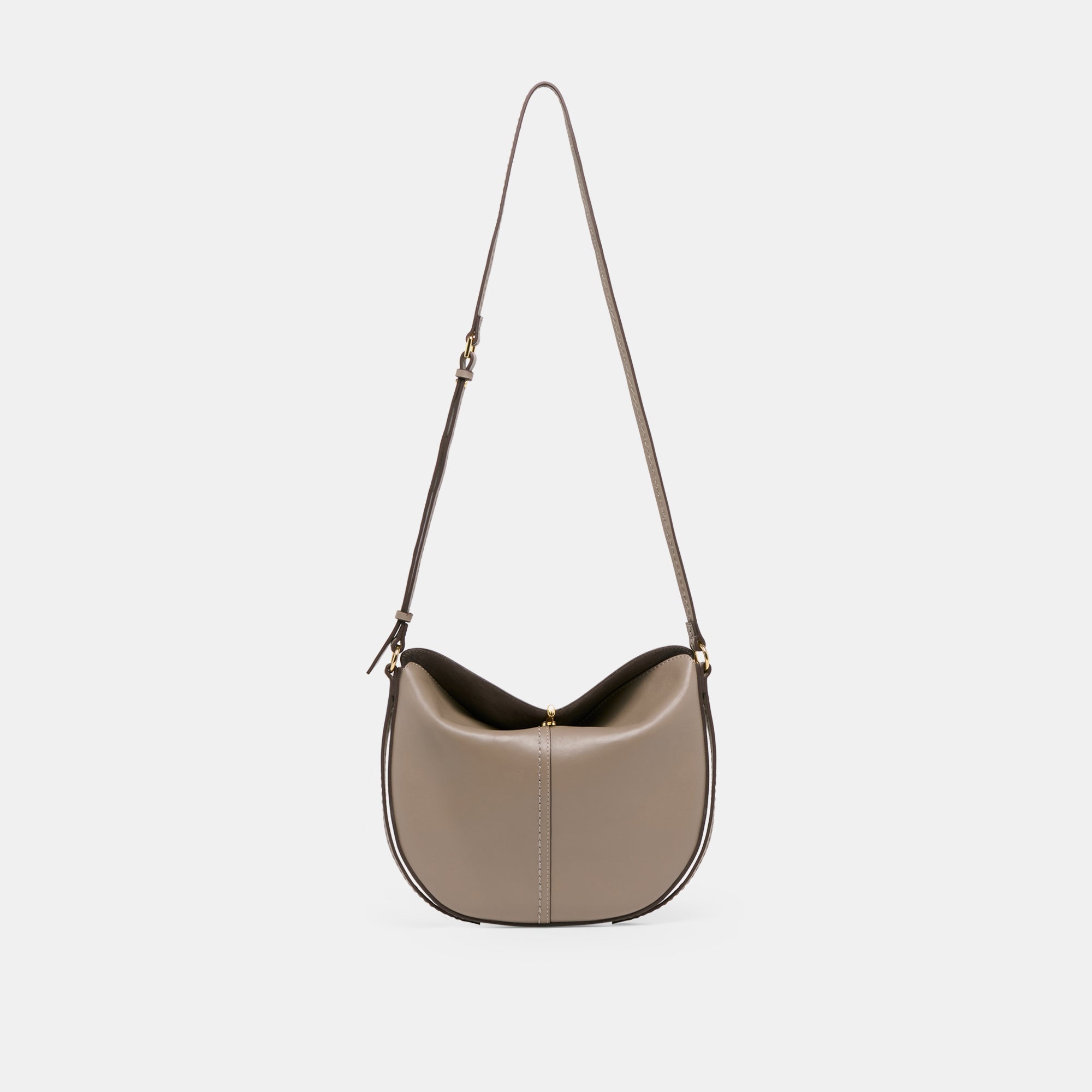 Burano Grey Leather Crossbody | Dolce Vita Women