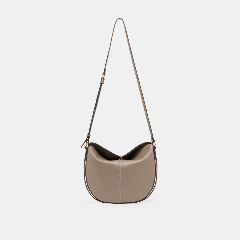 Burano Grey Leather Crossbody | Dolce Vita Women