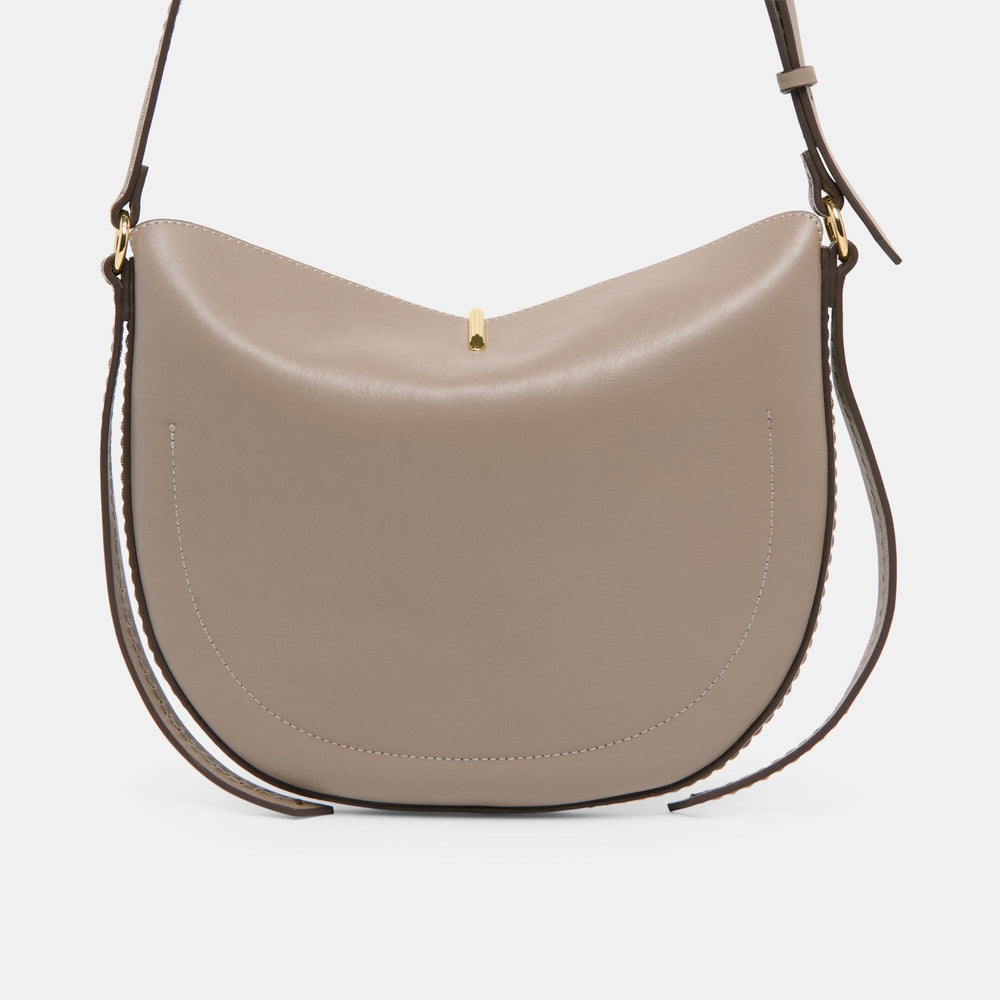 Burano Grey Leather Crossbody | Dolce Vita Women