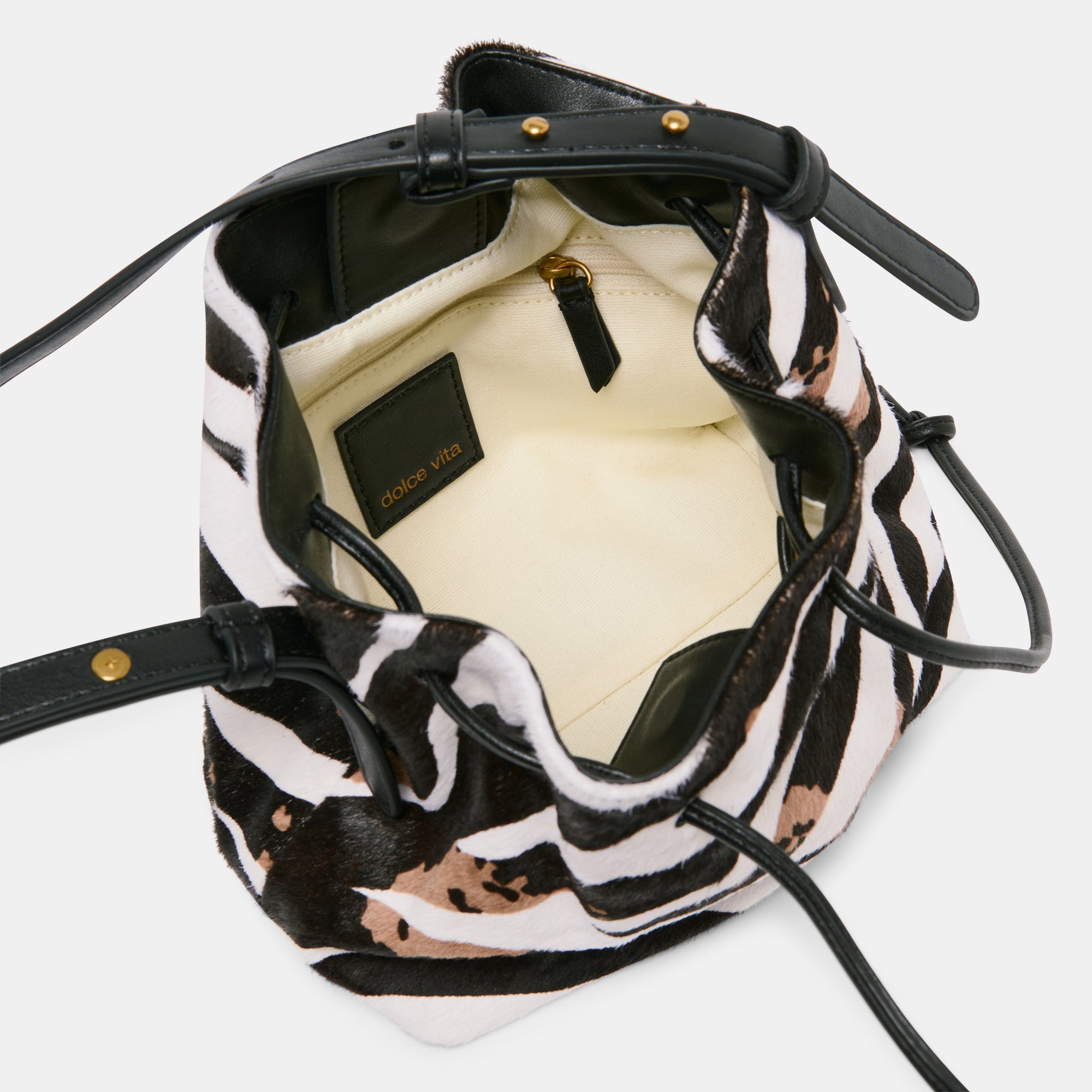 Randi Zebra Calf Hair Crossbody | Dolce Vita Women