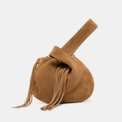 Zury Camel Suede Handbag | Women Dolce Vita