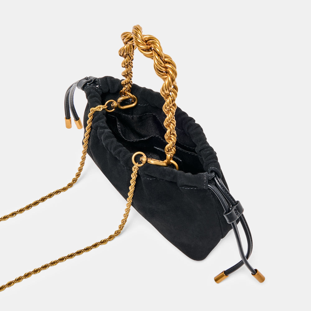 Cleo Black Suede Crossbody | Dolce Vita Women