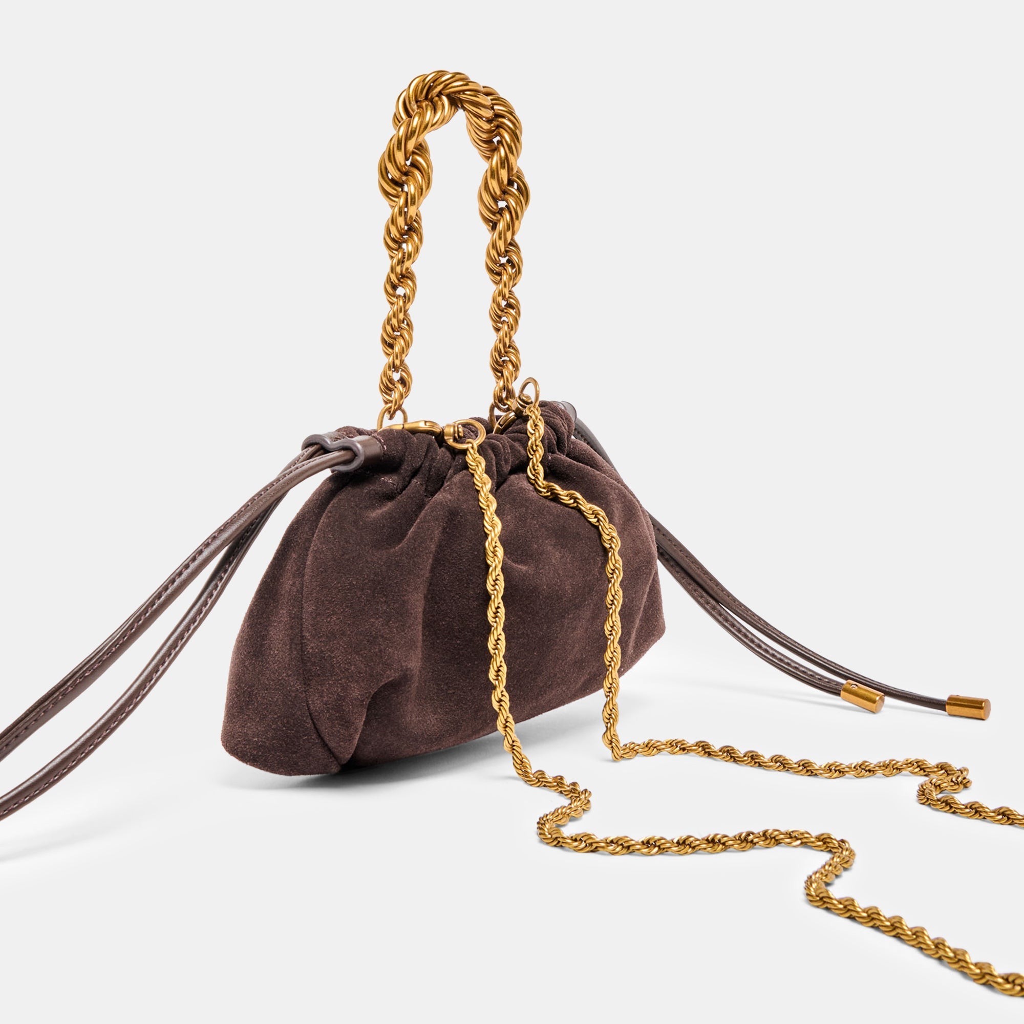 Cleo Espresso Suede Crossbody | Dolce Vita Women