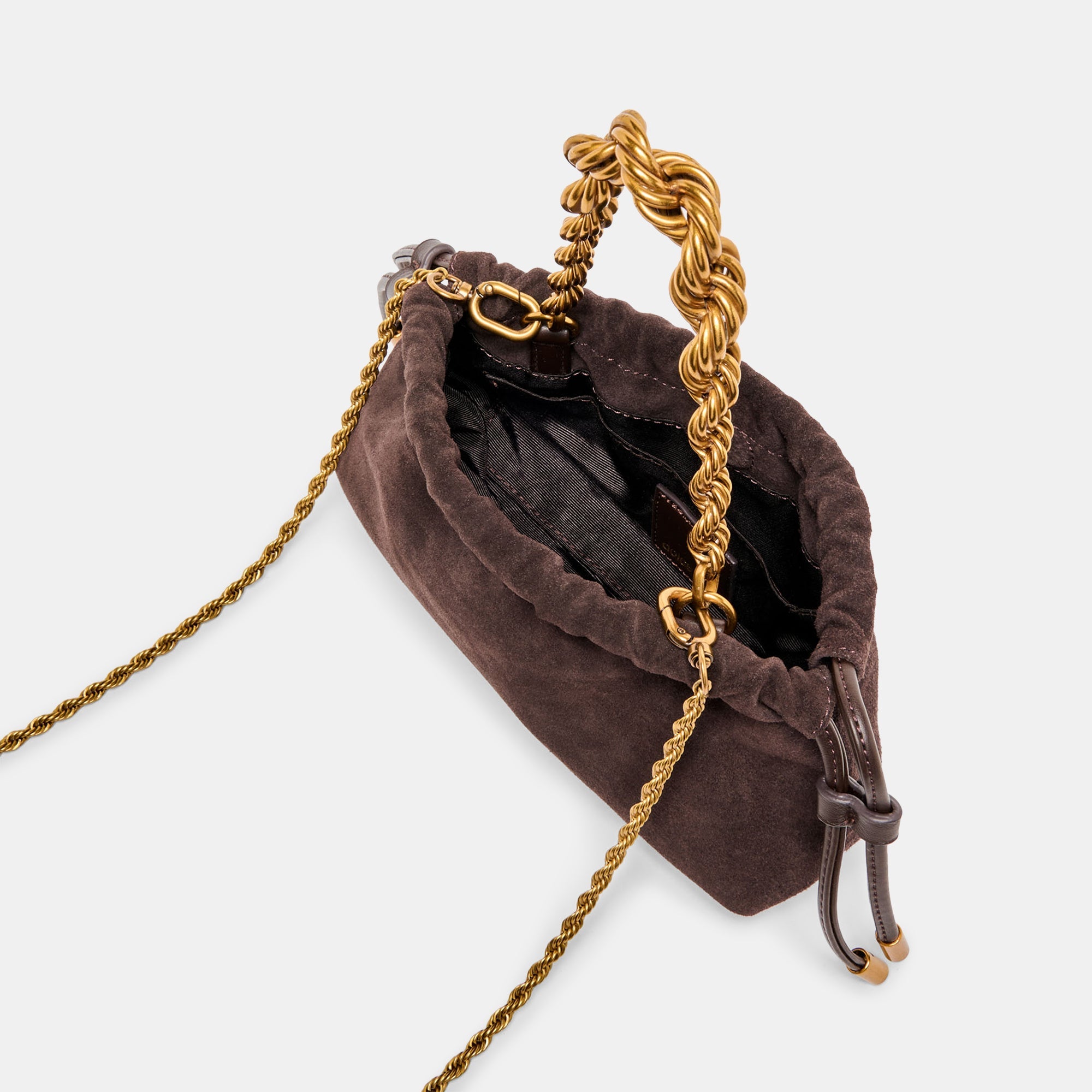 Cleo Espresso Suede Crossbody | Dolce Vita Women