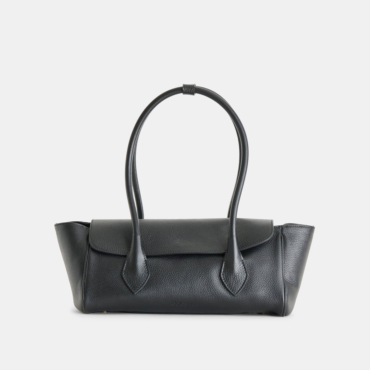 IRENE SHOULDER BAG BLACK LEATHER | Women Dolce Vita